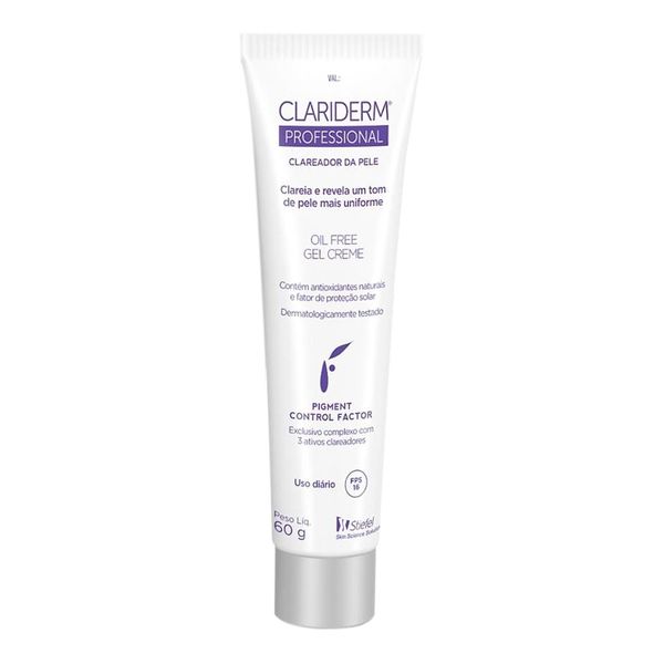 Clareador de Pele Clariderm Professional FPS 16 60g