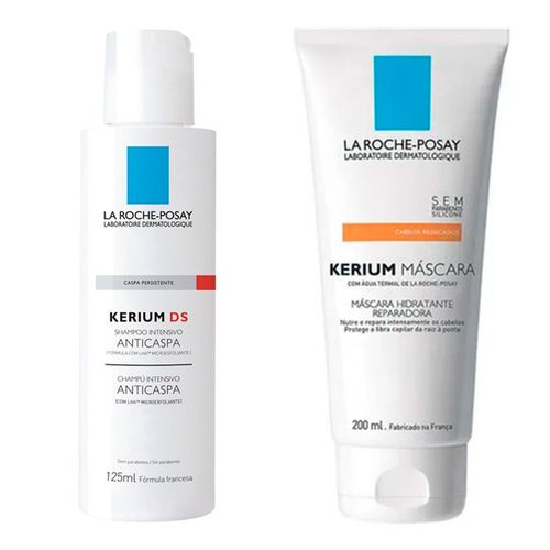 Kerium DS Shampoo Anticaspa 125ml + Máscara Hidratante Reparadora 200ml Kerium DS Shampoo Anticaspa 125ml + Máscara Hidratante Reparadora 200ml