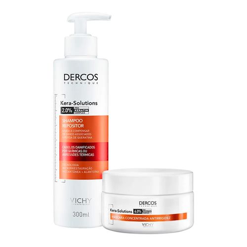Kit Shampoo + Máscara Capilar Vichy Dercos 200ml