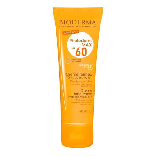 Protetor Solar Photoderm Max Toque Seco Cor Dourada FPS 60 Protetor Solar Photoderm Max Toque Seco Cor Dourada FPS 60