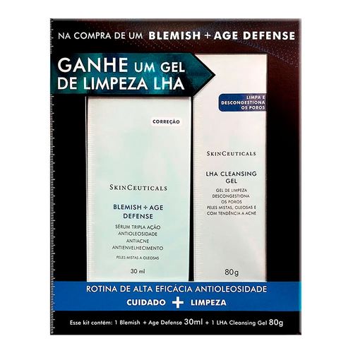 Kit-Skinceuticals-Serum-Anti-idade-Blemish---Age-Defense-30ml---Gel-de-Limpeza-Lha-Cleasing-80g Kit-Skinceuticals-Serum-Anti-idade-Blemish---Age-Defense-30ml---Gel-de-Limpeza-Lha-Cleasing-80g