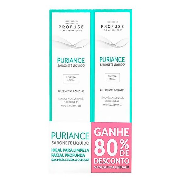 Kit Sabonete Líquido Puriance Profuse 140ml 2 Unidades
