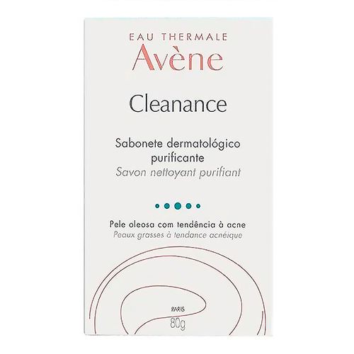 Sabonete em Barra Facial Avène Cleanance Hydra Alta Tolerância 80g Sabonete em Barra Facial Avène Cleanance Hydra Alta Tolerância 80g