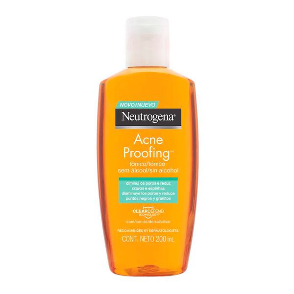 Tônico Sem Álcool Neutrogena Acne Proofing 200ml