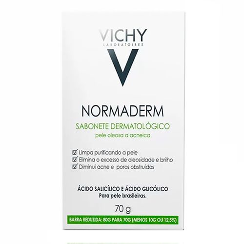 Sabonete Em Barra Vichy Normaderm 70G