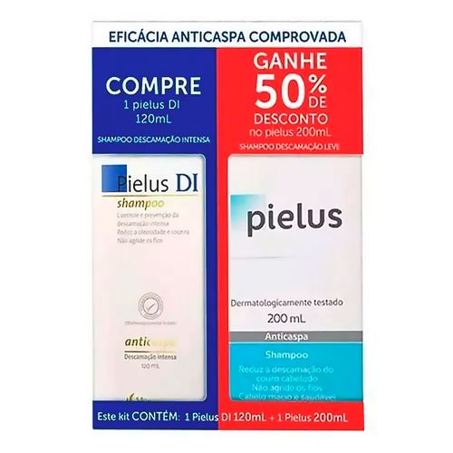 Kit Mantecorp Shampoo Anticaspa Pielus Di 120ml + Shampoo Pielus 200ml Kit Mantecorp Shampoo Anticaspa Pielus Di 120ml + Shampoo Pielus 200ml
