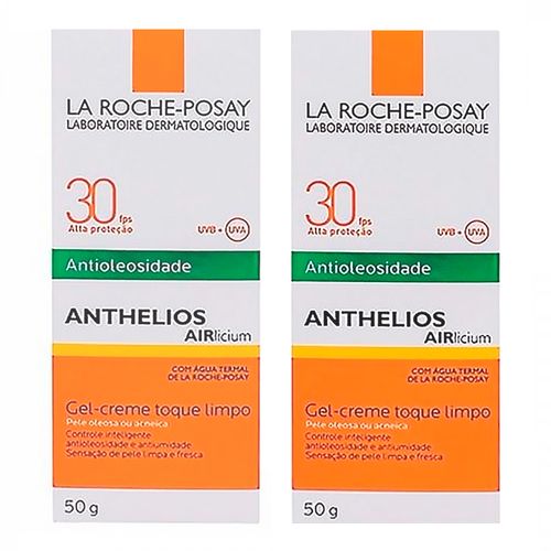 Kit La Roche Posay Protetor Solar Anthelios Airlicium FPS 30 50g 2 Unidades