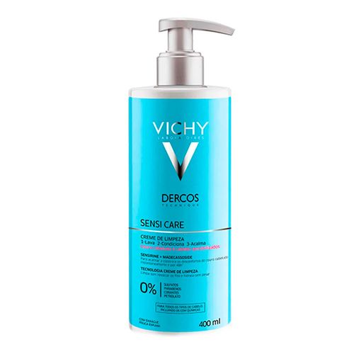 Creme-de-Limpeza-Capilar-Vichy-Dercos-Sensi-Care-400ml Creme-de-Limpeza-Capilar-Vichy-Dercos-Sensi-Care-400ml