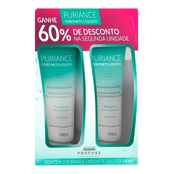 Kit Sabonete Líquido Profuse Puriance 140ml 2 Unidades