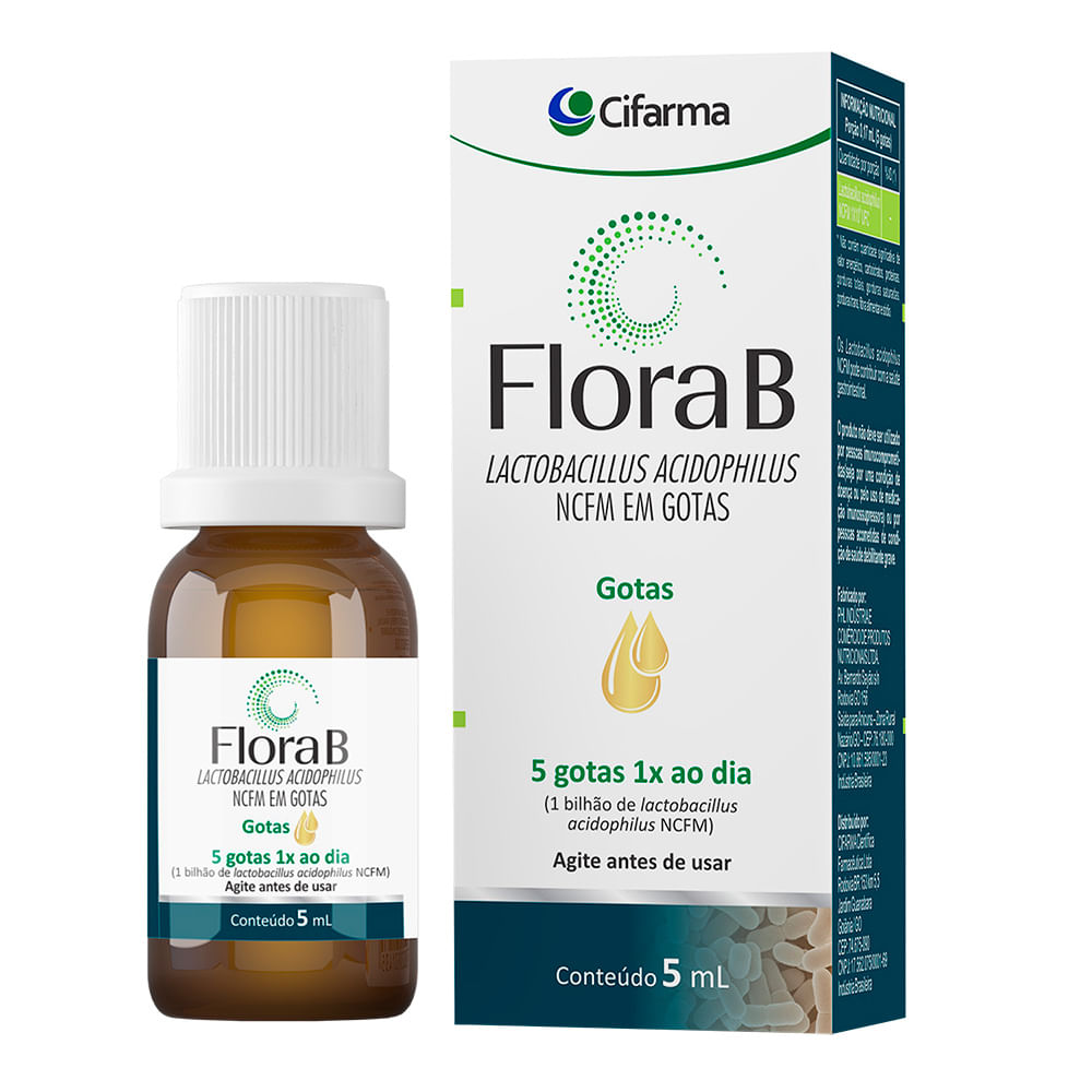 Flora B Gotas Cifarma 5ml - Drogaria Sao Paulo