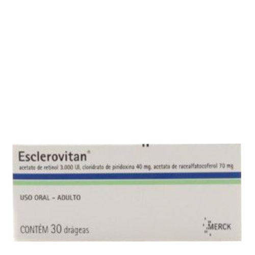 Esclerovitan-Merck-30-Drageas Esclerovitan-Merck-30-Drageas