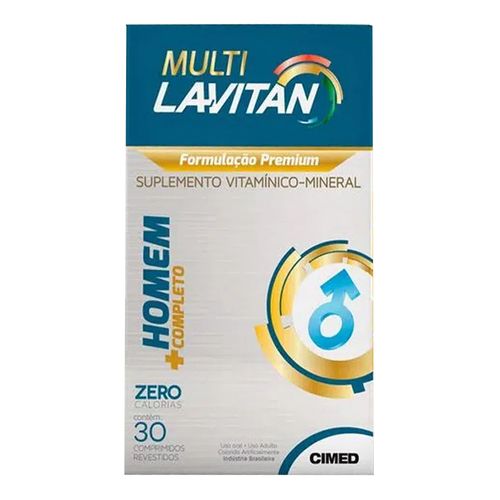 Suplemento Vitamínico Lavitan Multi Homem 30 Comprimidos Suplemento Vitamínico Lavitan Multi Homem 30 Comprimidos