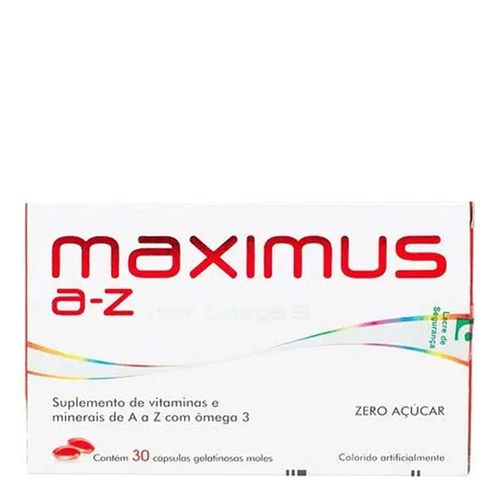 Suplemento Vitamínico Maximus Az 30 Cápsulas Suplemento Vitamínico Maximus Az 30 Cápsulas