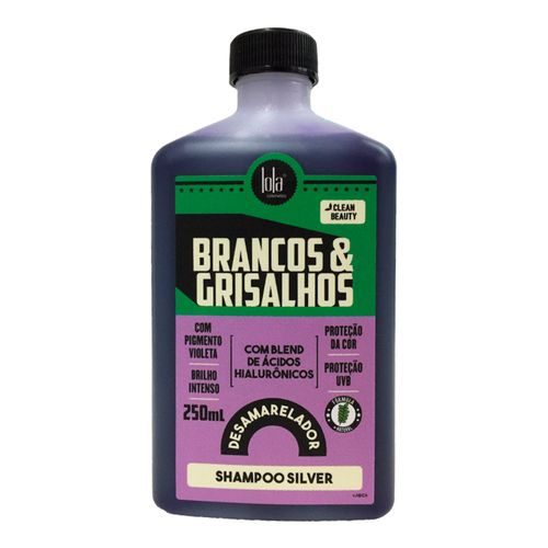 Shampoo Lola Silver Cabelos Brancos e Grisalhos 250ml Shampoo Lola Silver Cabelos Brancos e Grisalhos 250ml