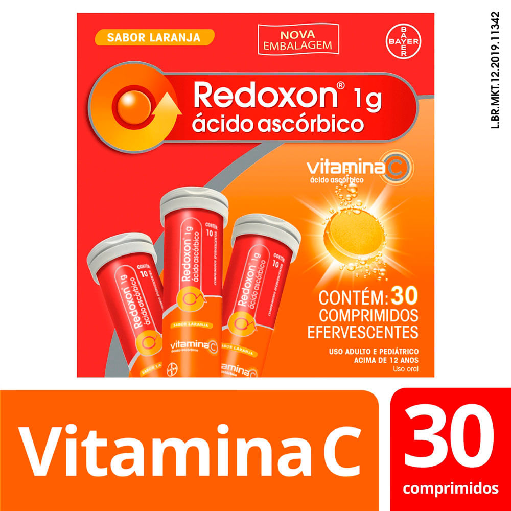 Vitamina C Bio-C + Zinco 1000mg União Química 30 Comprimidos