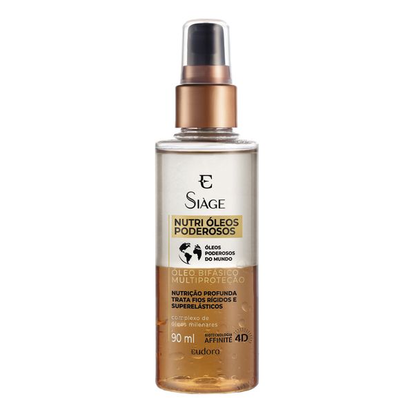 Óleo Capilar Siáge Nutri Eudora Bifásico Poderoso 90ml