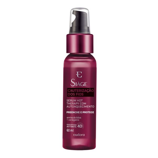 Sérum Capilar Hot Therapy Siage Cauterização dos Fios 60ml