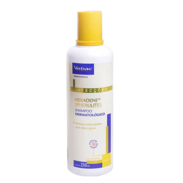 Shampoo Dermatológico Hexadene Spherulites Virbac Frasco com 500ml