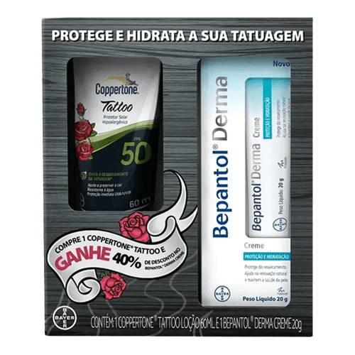 666904---kit-protetor-solar-coppertone-tatto-fps-50-60ml-bepantol-derma-creme-20g 666904---kit-protetor-solar-coppertone-tatto-fps-50-60ml-bepantol-derma-creme-20g