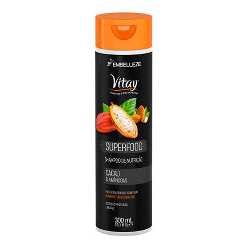 Shampoo Novex Vitay Superfood Cacau e Amêndoas 300ml Shampoo Novex Vitay Superfood Cacau e Amêndoas 300ml