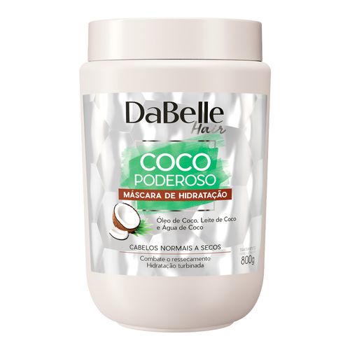 749800---Mascara-Capilar-Dabelle-Coco-Poderoso-Cabelos-Normais-a-Secos-800g-1