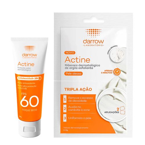 935129312---Kit-Facial-Darrow-Protetor-Solar-Fps60-40g---Mascara-Dermatologica-de-Argila-Esfoliante-Peles-Oleosas-2-Saches-de-5g