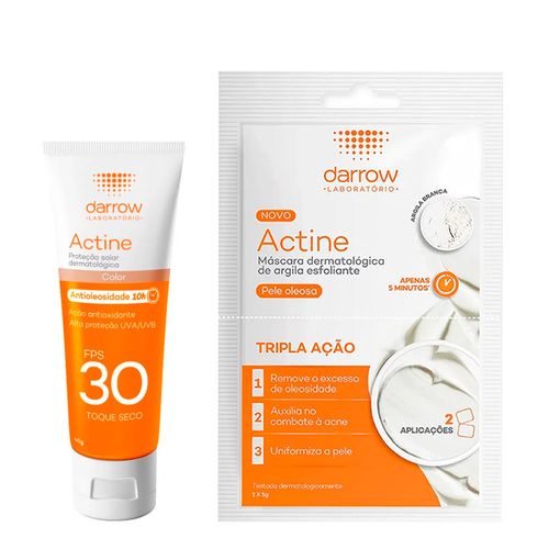 935129345---Kit-Darrow-Protetor-Solar-Facial-Fps30-Com-Cor-40g---Mascara-Facial-Dermatologica-de-Argila-Esfoliante-Peles-Oleosas-2-Saches-de-5g