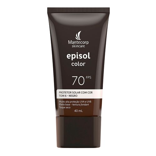 Protetor Solar episol Color Tom 6 Negro 70 FPS 40g Protetor Solar episol Color Tom 6 Negro 70 FPS 40g