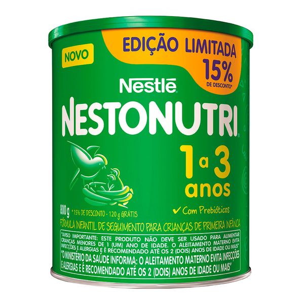 Fórmula Infantil Nestonutri 1+ 800g