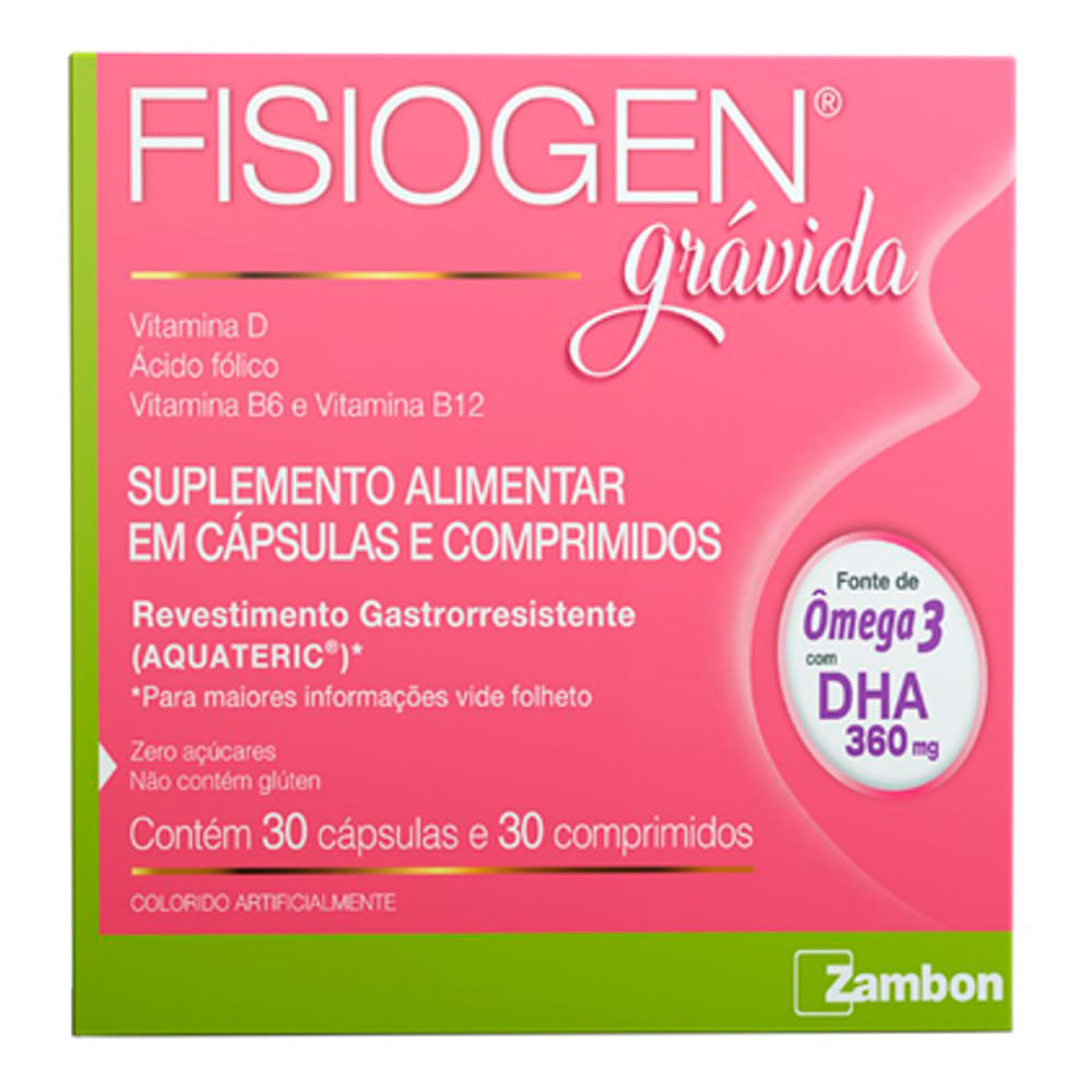FISIOGEN GRAVIDA 30 CAPS + 30 COMP