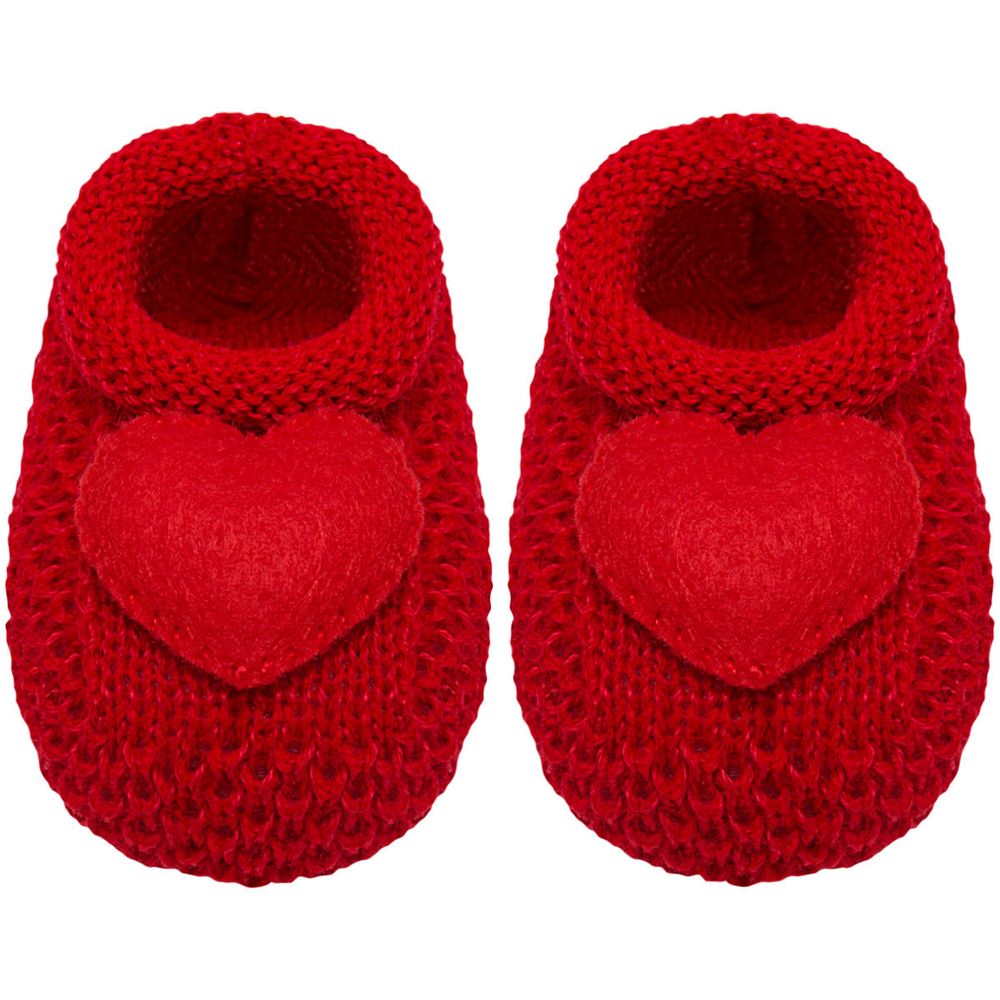 Sapatinho de Bebê de Tricô Colorido