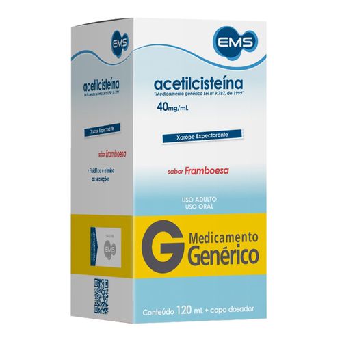 Expectorante Acetilcisteína 40Mg/Ml Genérico Ems 120Ml