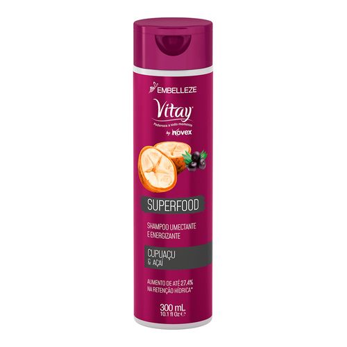 Shampoo Novex Vitay Embelleze Superfood Cupuaçu e Açaí 300ml Shampoo Novex Vitay Embelleze Superfood Cupuaçu e Açaí 300ml