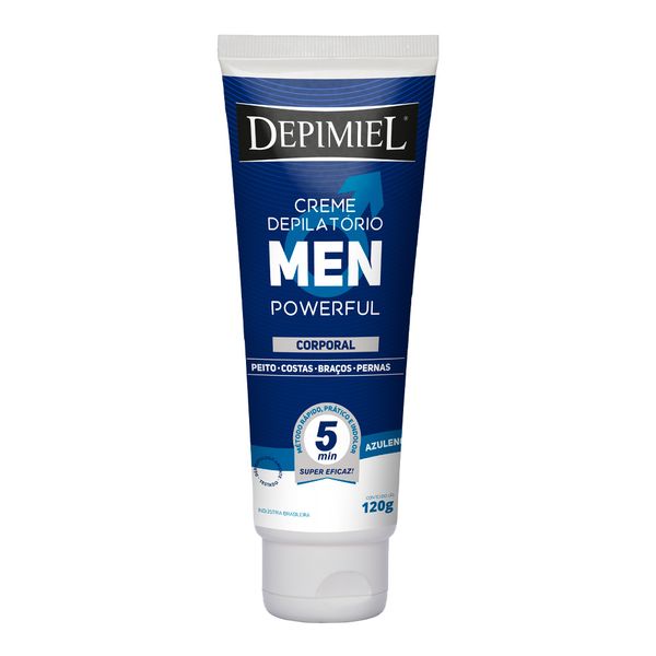 Creme Depolatório Depimiel Men Powefull Corporal Azuleno 120g
