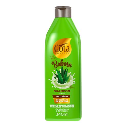Shampoo Gota Dourada Babosa 340ml Shampoo Gota Dourada Babosa 340ml