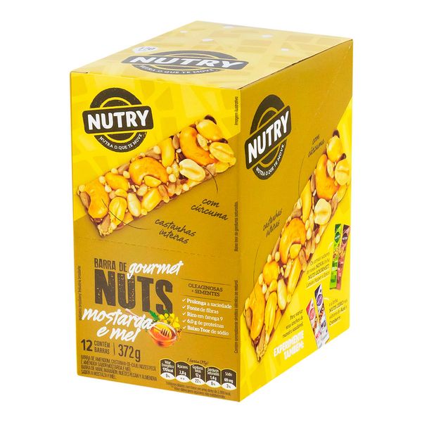 Barra de Nuts Nutry Mostarda e Mel 31g