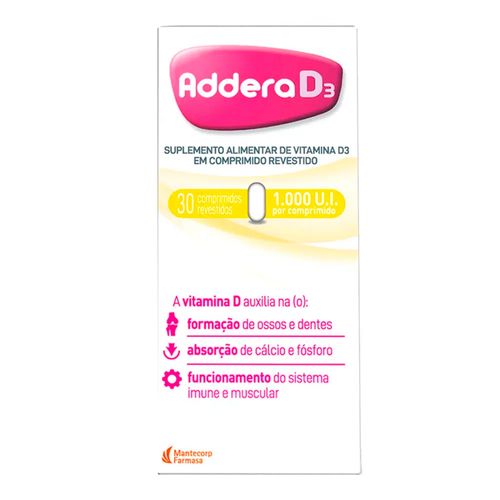 Vitamina-D-Addera-D3-1.000UI-30-Comprimidos Vitamina-D-Addera-D3-1.000UI-30-Comprimidos