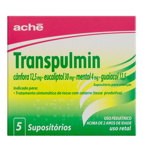 Transpulmin-Infantil-5-Supositorios Transpulmin-Infantil-5-Supositorios