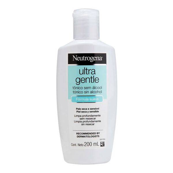 Tônico Sem Álcool Neutrogena Ultra Gentle Pele Sensível 200ml