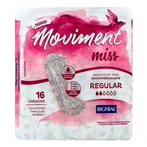 660671---absorvente-geriatrico-bigfral-moviment-miss-regular-16-unidades 660671---absorvente-geriatrico-bigfral-moviment-miss-regular-16-unidades
