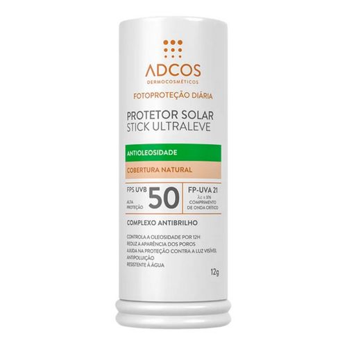 Protetor Solar Facial Adcos Anti Oleosidade Stick Ultrapeve 50 FPS 12g Protetor Solar Facial Adcos Anti Oleosidade Stick Ultrapeve 50 FPS 12g