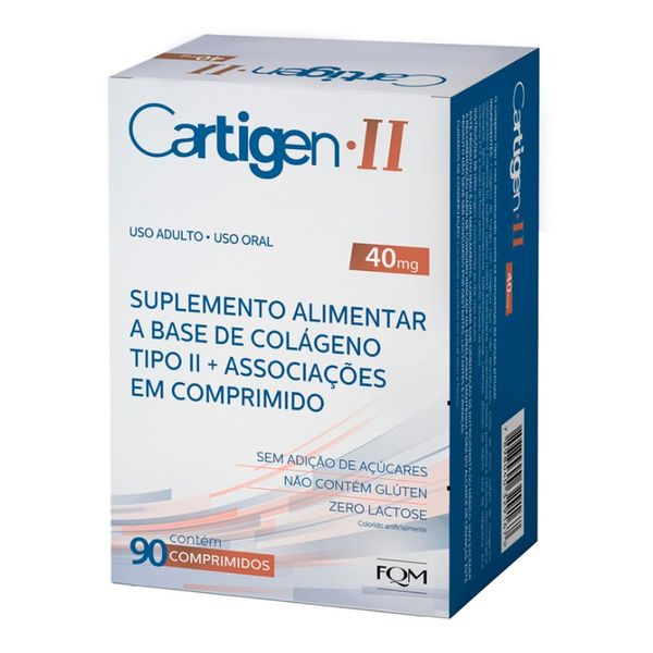 Suplemento Alimentar Cartigen 2 Melora 90 Comprimidos