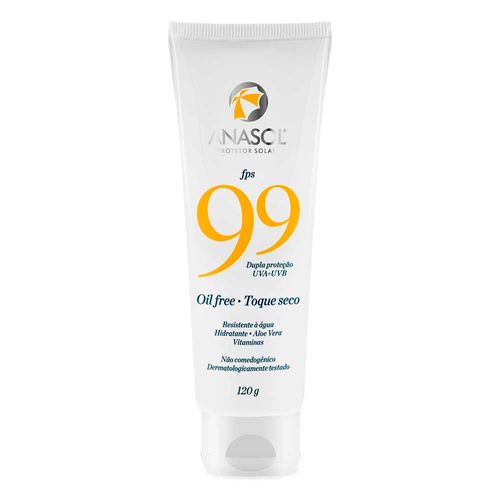 Protetor Solar Anasol Oil Free Toque Seco FPS99 120g