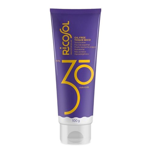 Protetor Solar Ricosol Oil Free Toque Seco FPS30 180g Protetor Solar Ricosol Oil Free Toque Seco FPS30 180g