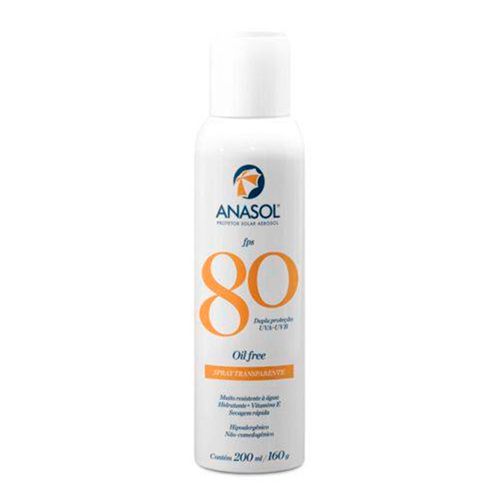 Protetor Solar Anasol Oil Free FPS80 200ml