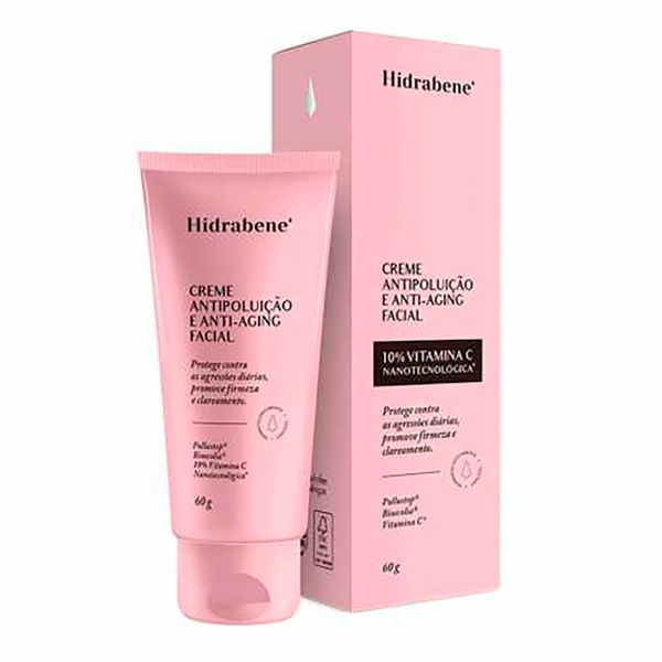 Creme Facial Antipoluicão Hidrabene Anti-Aging 60g