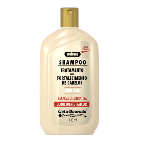 Shampoo Gota Dourada Tratamento Para Fortalecimento de Cabelo 430ml Shampoo Gota Dourada Tratamento Para Fortalecimento de Cabelo 430ml