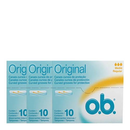 Absorvente O.B. Médio 30 Unidades Absorvente O.B. Médio 30 Unidades
