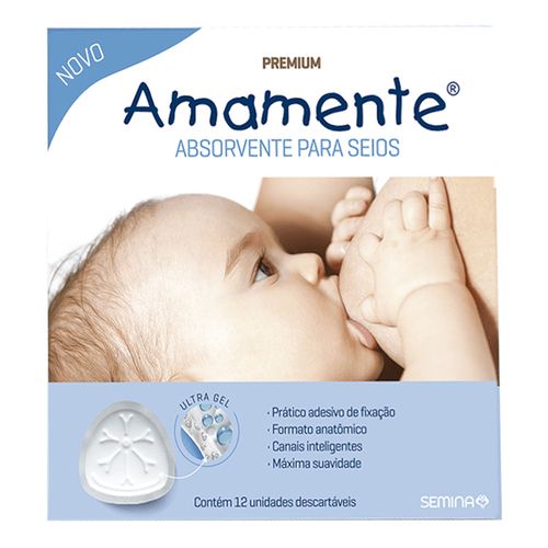 Absorvente Para Seios Amamente 12 Unidades Absorvente Para Seios Amamente 12 Unidades