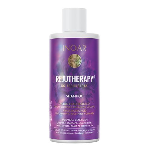 Shampoo Inoar Rejutherapy Ácido Hialurônico 400ml Shampoo Inoar Rejutherapy Ácido Hialurônico 400ml